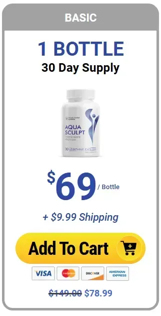 AquaSculpt 30-Day Supply Bottle – Natural Weight Loss Supplement – Order Now